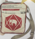 Recycled Cement Crossbody Bag - Diamond Elephant
